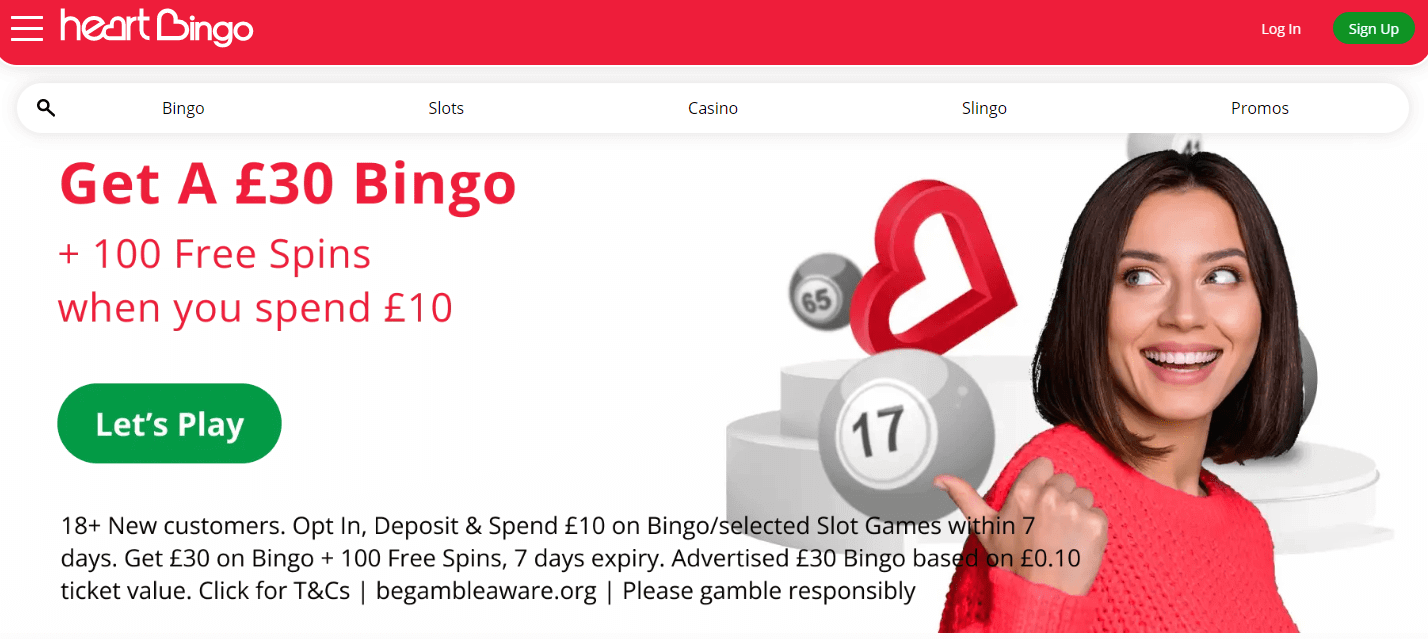 heart bingo first deposit bonus