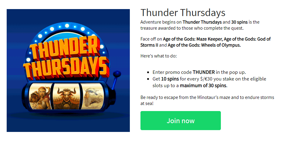 slotsheaven thunder thursdays