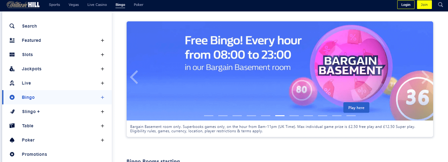 virtue fusion bingo site williamhill