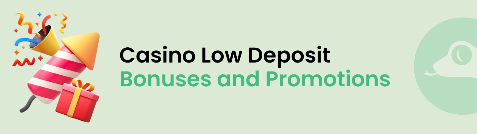 casino low deposit bonuses and promotions