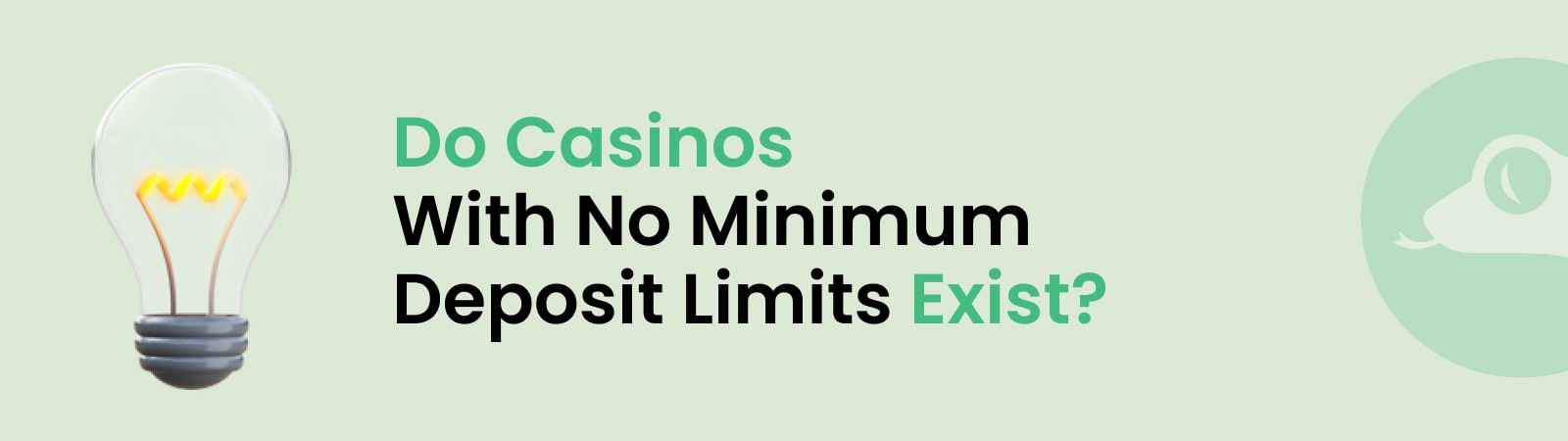 do casinos with no minimum deposit limits exist