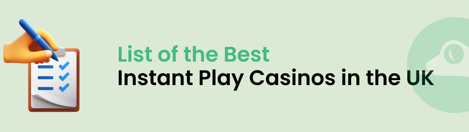 list of the best instant play casinos uk