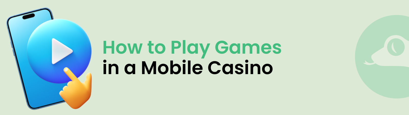 play games in a mobile casino
