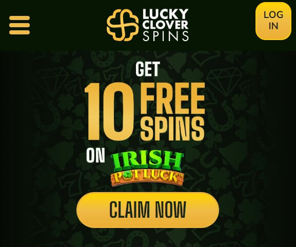 10 Free Spins on Irish Pot Luck at Lucky Clover Spins