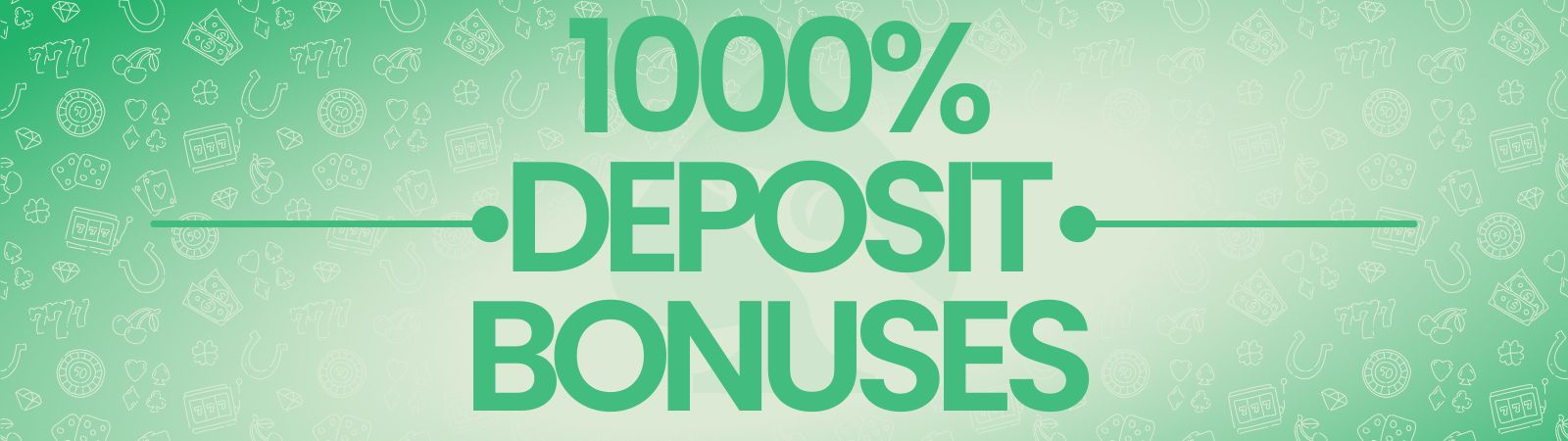 1000 percent casino bonus on first deposit uk