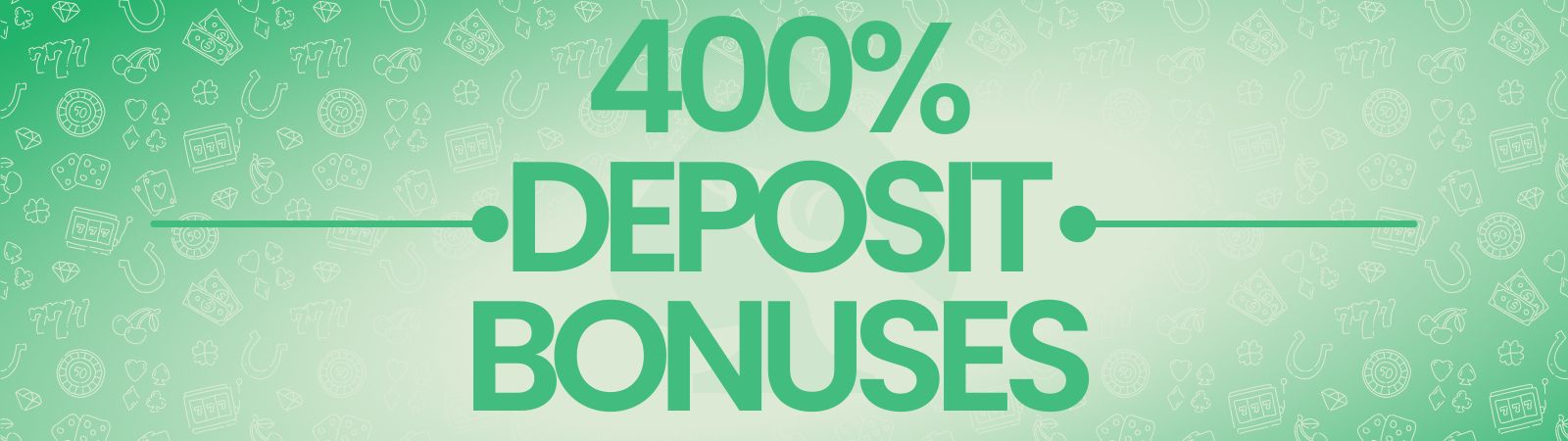 400 percent casino bonus on first deposit uk