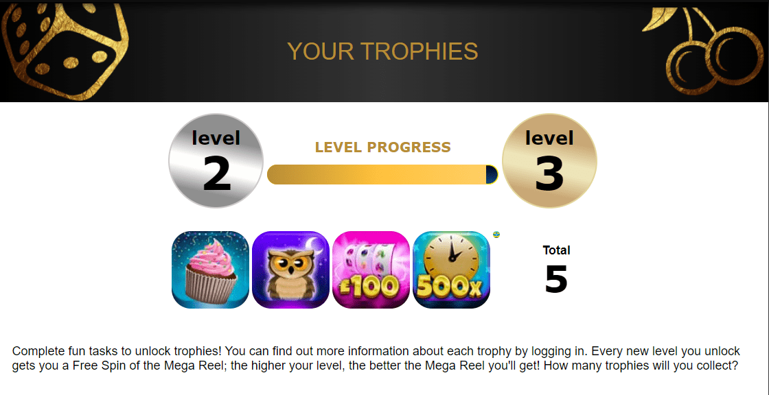 Olive casino trophies