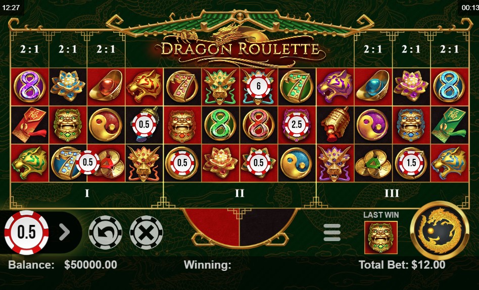 elysium studios dragon roulette slot