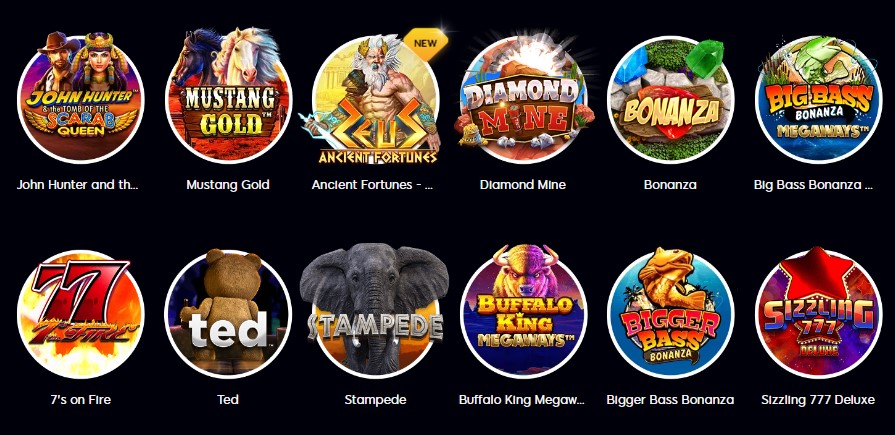 genie riches casino games