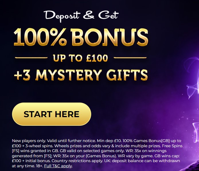 genie riches casino welcome bonus