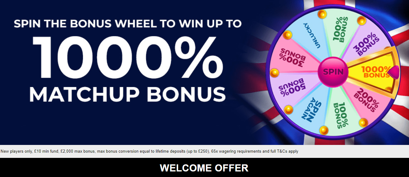 london jackpots welcome offer