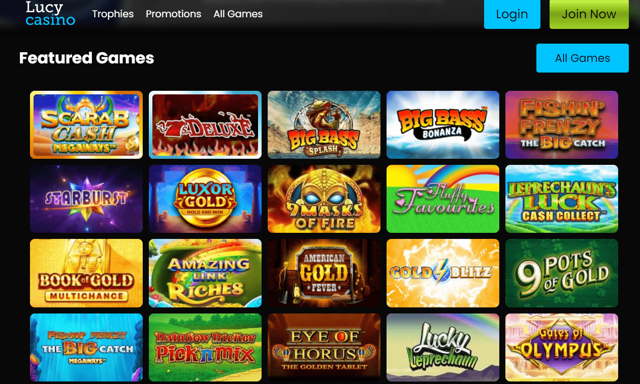 lucy casino games