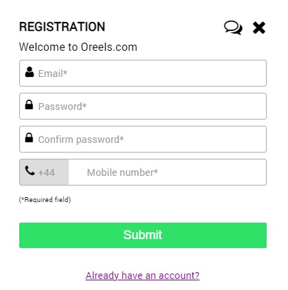 oreels casino registration