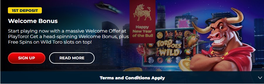 playtoro casino welcome bonus