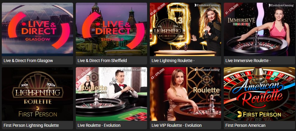 regalwins casino live casino games