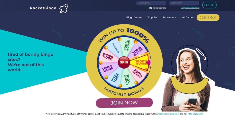 rocket bingo casino review