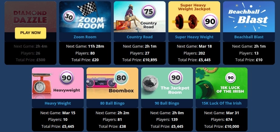 rocket slots bingo games