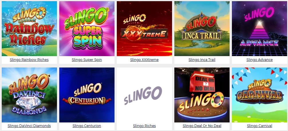 slingo casino slot games