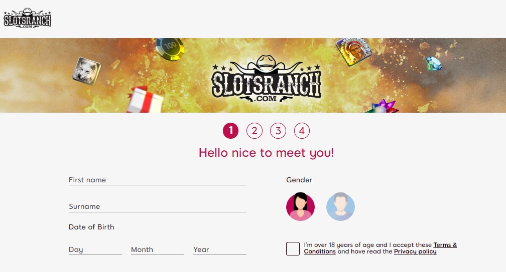 slot ranch casino registration