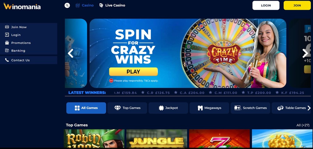 winomania casino review