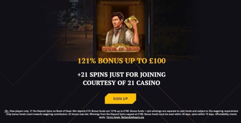 21 casino no deposit bonus