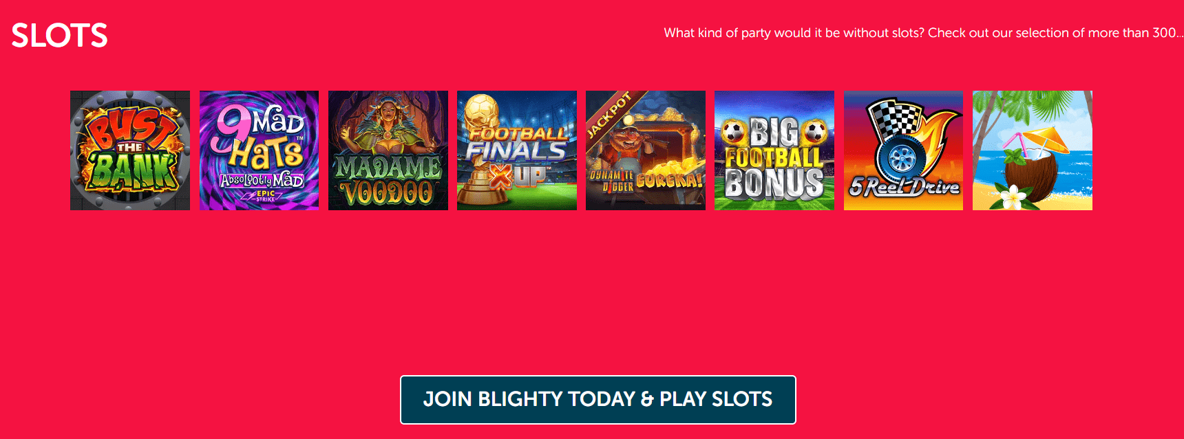 blighty bingo slot games