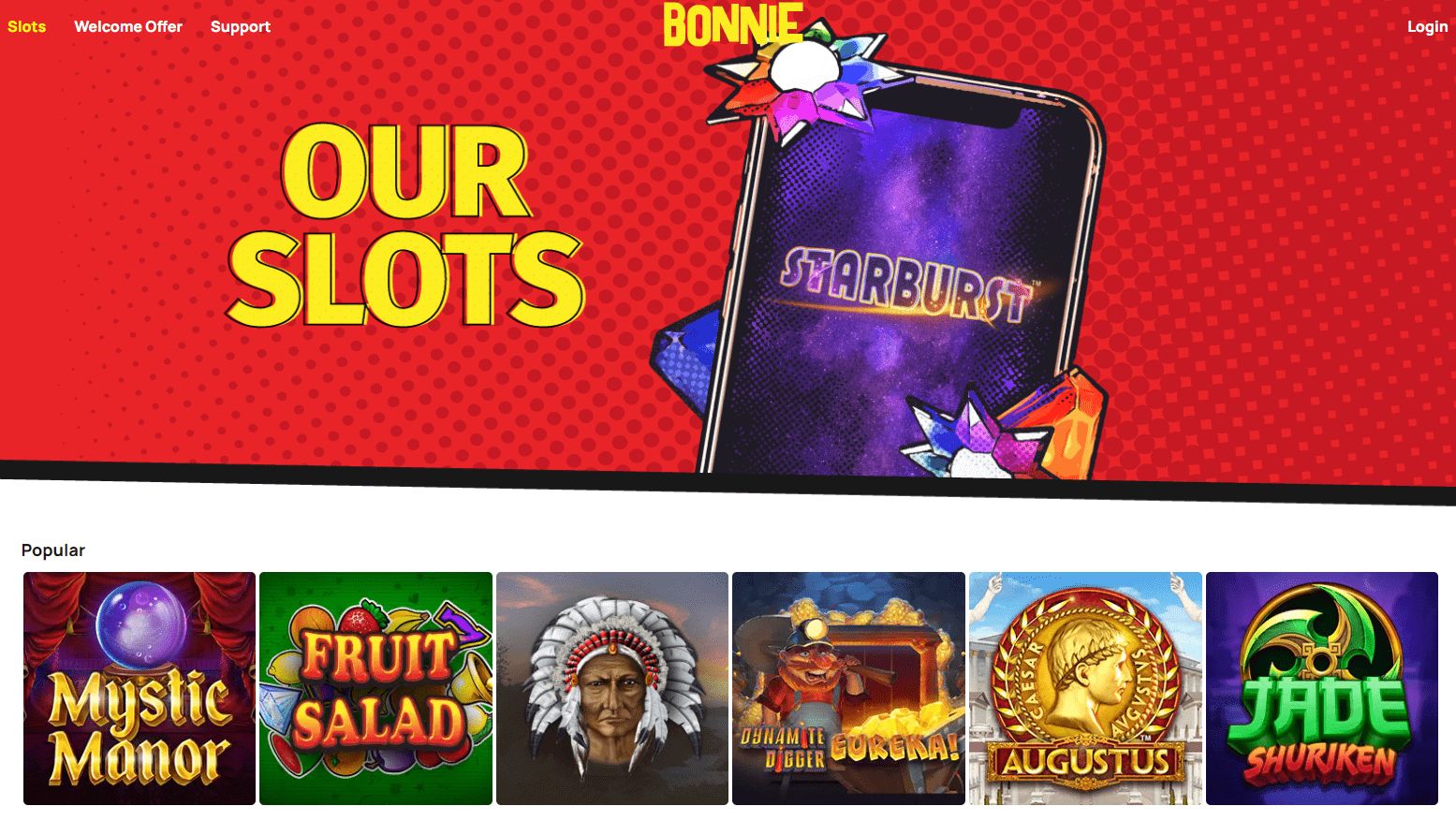 bonnie bingo slots