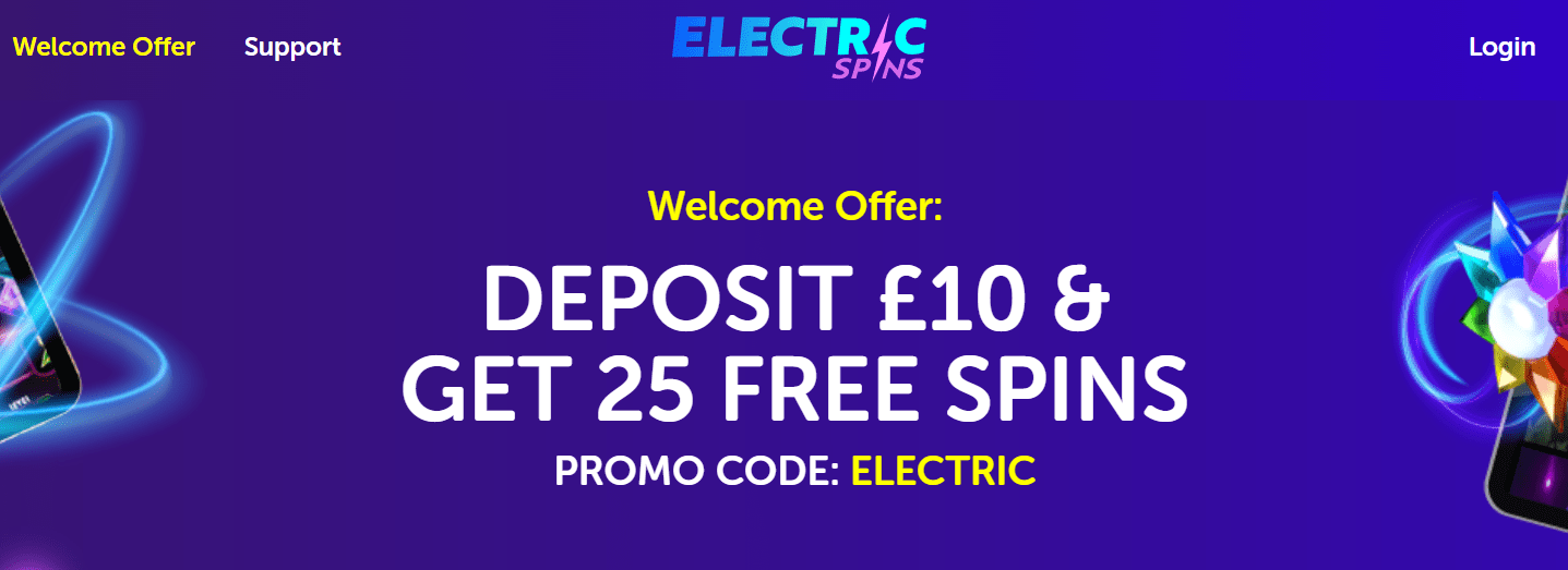 electric spins welcome offer