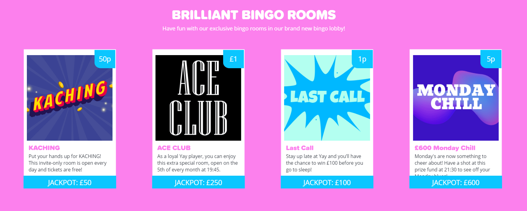 yay bingo bingo games