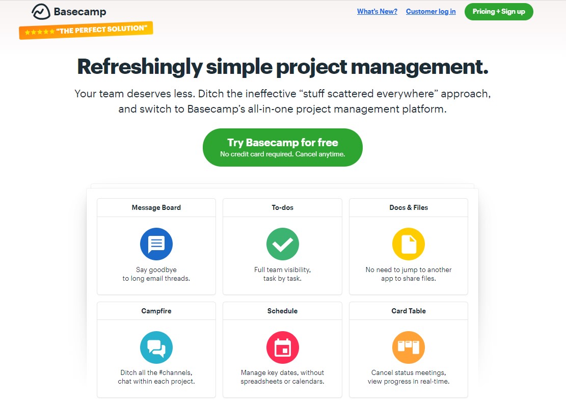 basecamp project management software