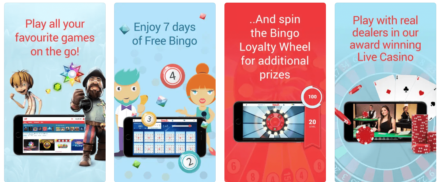 bingo.com on mobile