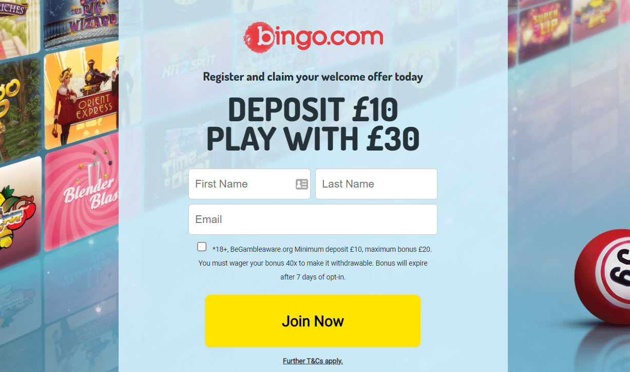 bingo.com welcome offer