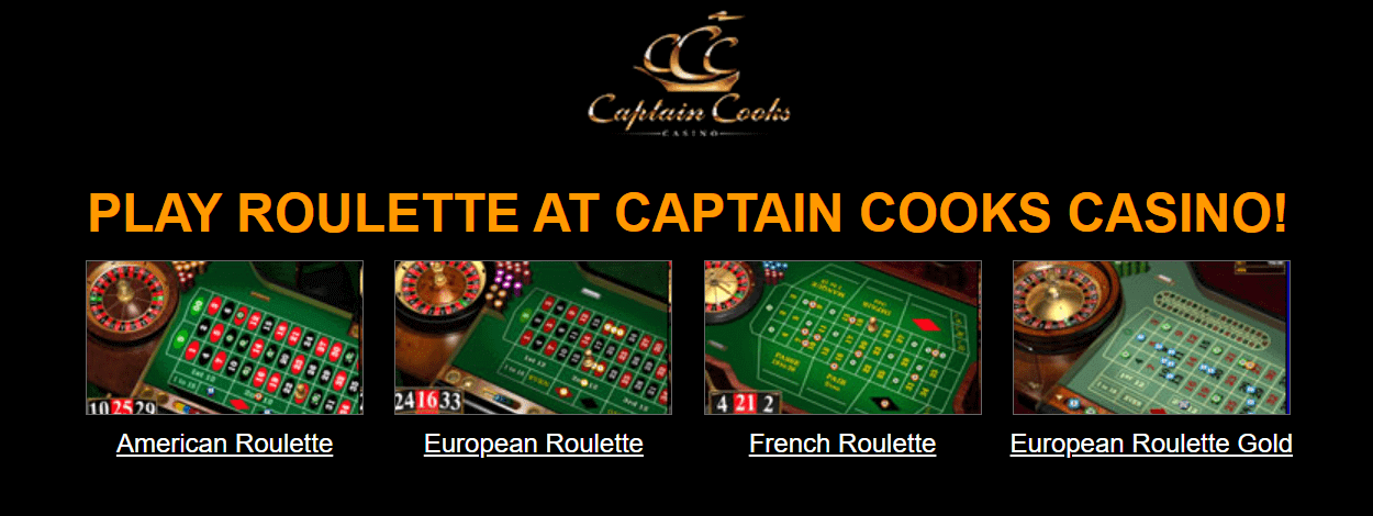 captain cook roulette