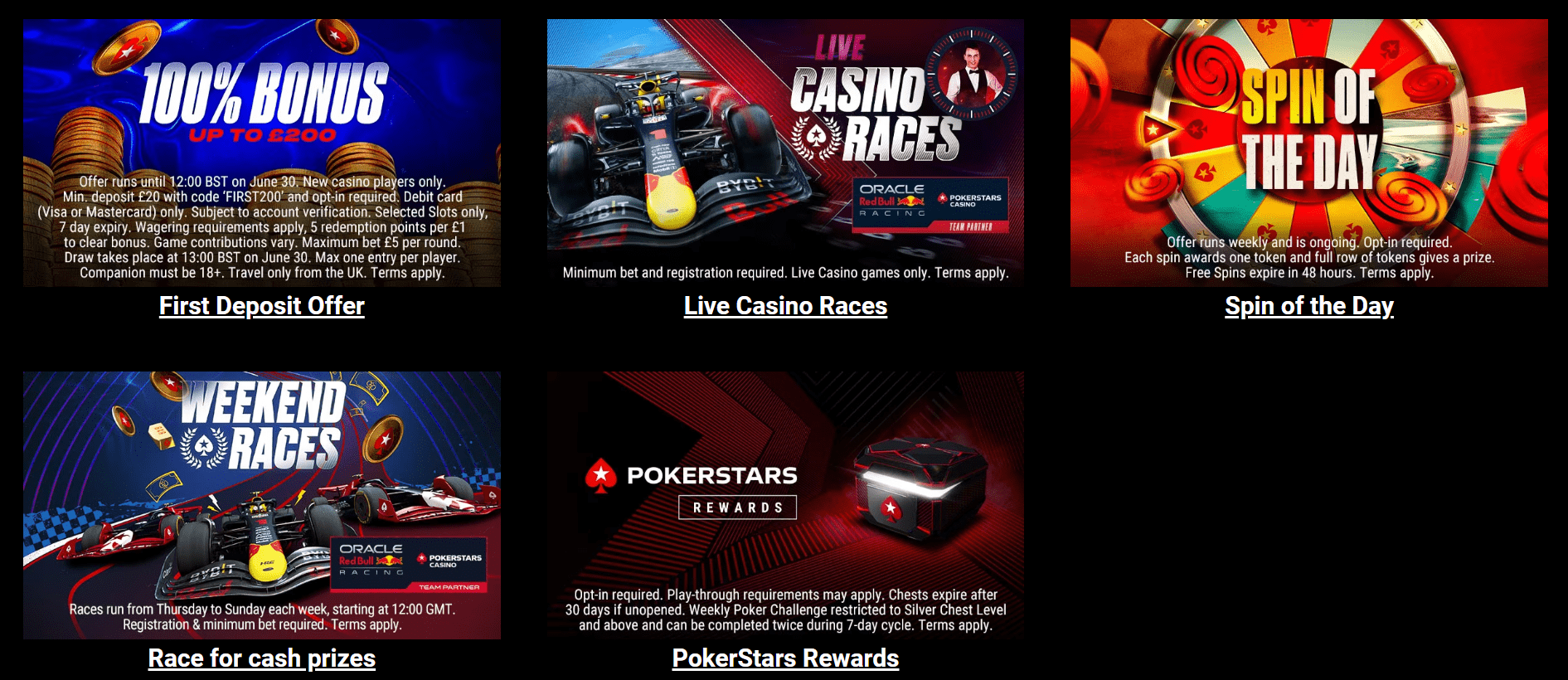 pokerstars ongoing offers