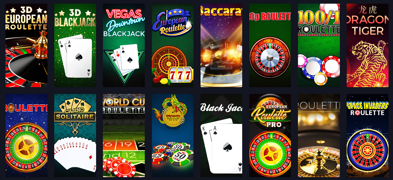 21luckybet table games