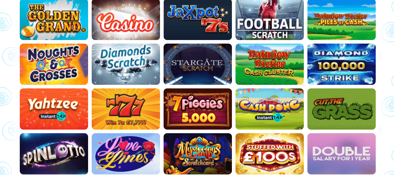 bingogames scratchcards