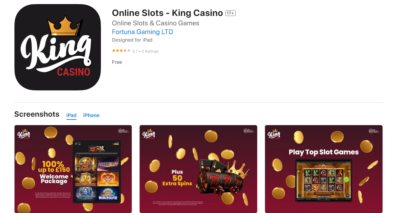 king slots mobile gaming