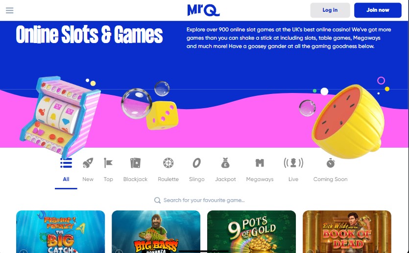 MrQ Casino Games