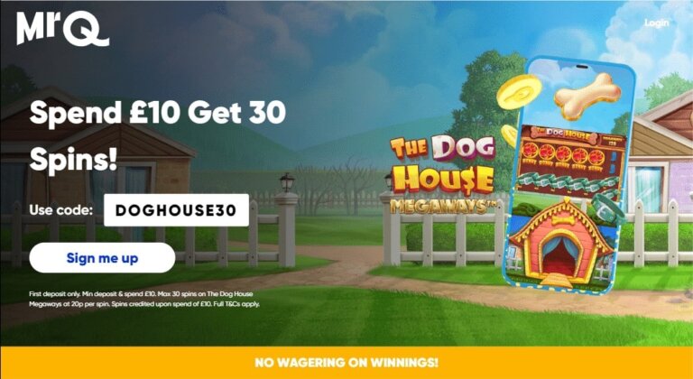 mrq promo code on the dog house