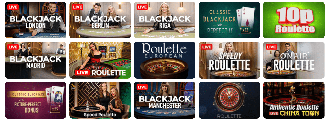 slotgames live casino