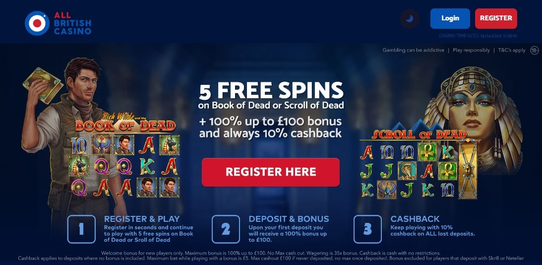 all british casino no deposit bonus code