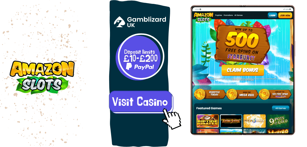 amazon slots paypal deposit casino