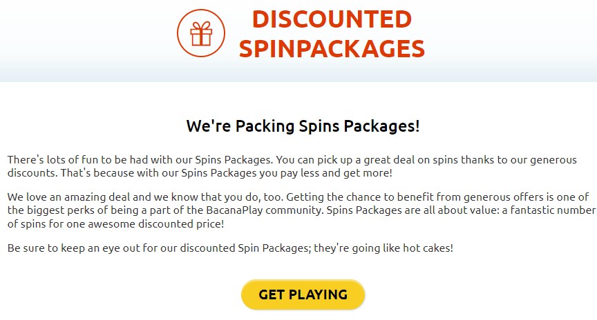 bacanaplay discounted spinpackages