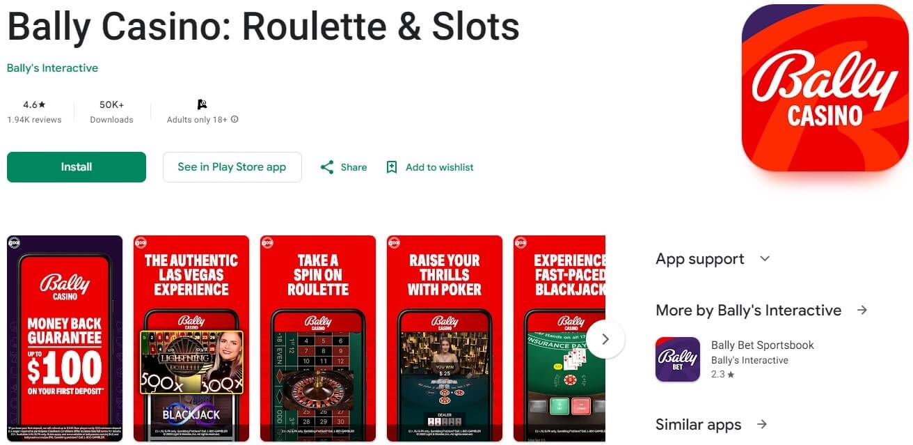 bally casino app for android