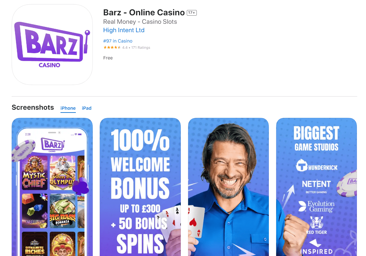 barz casino app