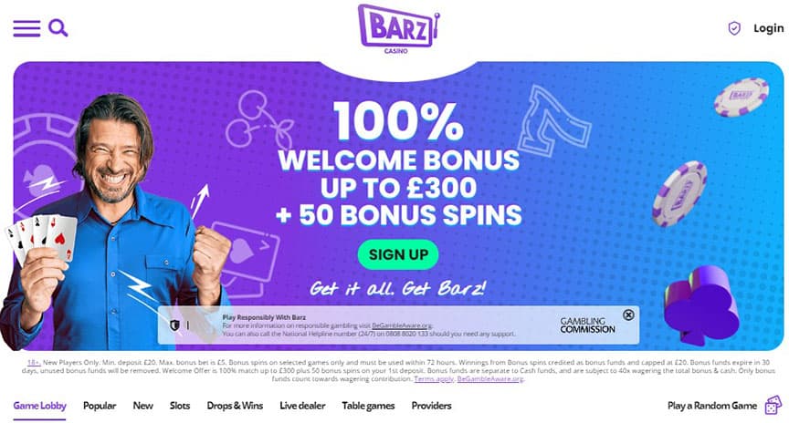barz casino review