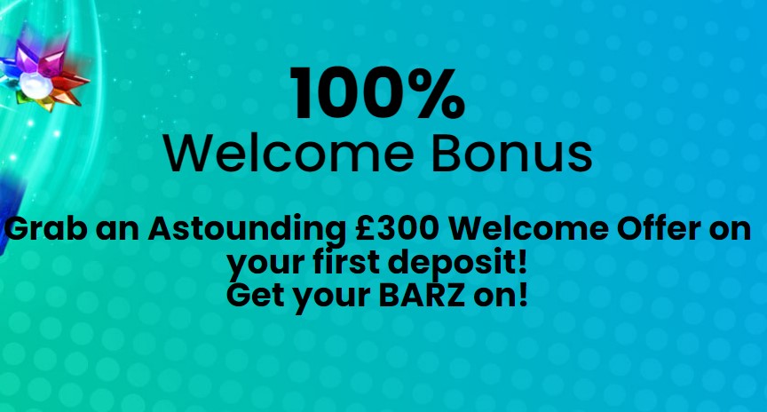 barz welcome bonus