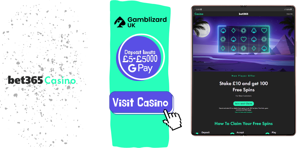 bet365 google pay casino