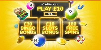 Betfair Bingo Welcome Bonus