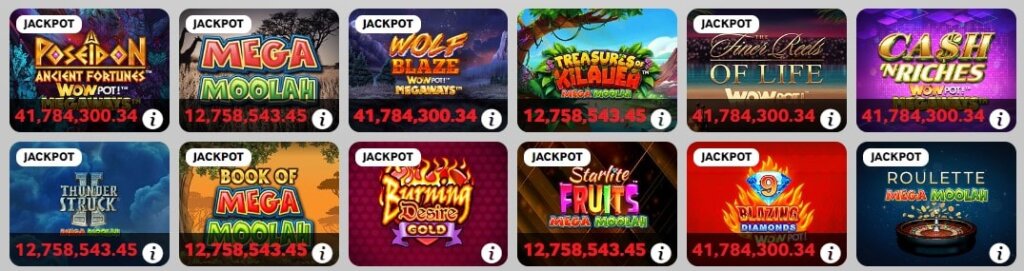 betway jackpot games